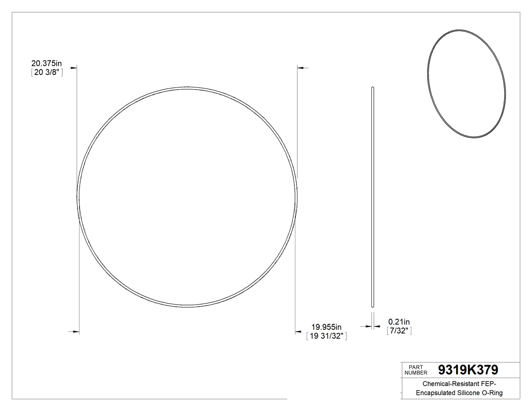 Technical drawing - 9319K379